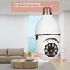 Cámara Bombilla 360 Grados Inalámbrica Wifi Visión Nocturna a Todo Color Control Panorámico/Inclinación Monitoreo Inteligente del Hogar Ventas Directas de Fábrica