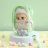 Bolsa de Maquillaje de Muñeca de Algodón PVC Impermeable Muñeca de Felpa Exhibición Transparente Cubierta Protectora a Prueba de Polvo Bolsa Colgante Conveniente para Salir