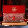 Envelope vermelho especial de casamento envelope vermelho de dez mil yuans bolsa para cerimônia de casamento taxa de troco com a carteira de membro de presente é selada