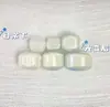 Resina Mudança de Cor Bicolor Glitter Fino DIY Pingente Corrente para Celular Furo Reto Material para Pulseira Acessórios de Joalheria Contas Soltas
