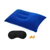 Almohada Inflable Almohada Rectangular Almohada Inflable en U Viaje Portátil Almacenamiento Soporte para el Cuello Tesoros de Viaje Almohada para Abrazar Viaje Portátil