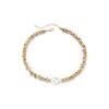 Collar y pulsera de cuentas de plata rotas con perlas irregulares barrocas, diseño de moda, combinación de joyería de estilo frío