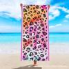 Toalha de Praia Quente Temu Microfibra Estampada Tartaruga Tubarão Personalizada Customizada