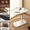 Mesa auxiliar ajustable para sofá, mesa auxiliar de sala de estar, mesa de centro, mesa pequeña, mesa de té, mesita de noche móvil, mesita de noche de dormitorio
