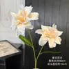 Decoración para el Hogar Floral Color Champagne para Mesa de Café de Sala de Estar, Arreglos Florales para Bodas, Decoración de Pared de Fondo para Bodas, Piezas de Arte con Flores Artificiales