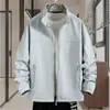 Otoño 2024 Nuevo Ropa de Felpa Cálida para el Frío Versátil Chaqueta Casual Abrigo Marca de Moda Abrigo para Hombres Jóvenes y de Edad Media
