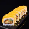 Crujientes Dorados Sushi Crujientes Flores Crujientes Bolas de Arroz Tempura Comerciales Rollos de Sushi Envolturas de Algas Ingredientes 500g para Uso en Casa