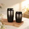 Novo Modelo de Caneca de Café em Aço Inoxidável 316 com Formato de Pétala, Caneca Térmica Mini Compacta Portátil, Caneca de Viagem Executiva de Aparência Sofisticada