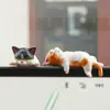 Adorno de Pantalla de Coche de Gato, Peluche para Tablero de Coche, Muñeco Decorativo para Interior de Coche, Gato Mini para Coche