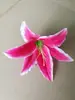 Suministro directo de fábrica lirio grande de 18 cm con pistilo flor artificial flor de seda flor decorativa flor para arco de boda