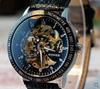 TWinner winner 8085 marca hueca automático mecánico para hombre banda de acero reloj de moda reloj mecánico