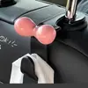 Gancho para Coche con Lazo de Dopamina Gancho Trasero de Asiento de Coche Almacenamiento en Coche Rosa Decoración de Coche para Niñas