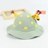 Chapéu de Bebê Estilo Coreano Primavera e Outono Chapéu de Pescador Chapéu para Menino de Bebê Proteção Solar Fina para Menina Verão Infantil Fofo Super Fofo Menino