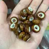 Suministro Transfronterizo de Cuentas Cerámicas Planas de Colores con Agujero Grande, Accesorios para Ropa, Cuentas Espaciadoras, Accesorios para Joyería DIY de Pulseras, Accesorios con Cuentas
