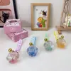 Novo chaveiro pingente de pata de gato fofo, pingente de boneca com óleo, pingente de chaveiro de desenho animado fofo de alto valor
