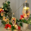 Bola de Natal LED luzes de bolha luzes pendentes bola de bolha para árvore de Natal luzes de decoração de Natal boneco de neve fio de luz colorido atacado personalizado