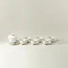 Cuenco de Porcelana Blanca de Pared Delgada de Tres Piezas con Tapa de las Dinastías Tang y Song para Uso Doméstico, Juego de Té Kung Fu de Tamaño Grande, Juego de Tazas de Té de Cerámica Estilo Chino Tradicional