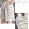Pantalones Florales Yamamoto de Seda de Hielo para Mujer Verano Delgados 2025 Nuevos de Cintura Alta Fluidos Sueltos de Pierna Ancha Pantalones Casuales Deportivos
