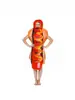 Macacão mural de comida com tema de cachorro-quente europeu e americano, tamanho adulto, fantasia engraçada para festa de Halloween, fantasia de esponja, traje de cosplay