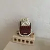 Bolso bandolera de un solo hombro tipo caja con cordón personalizado y cadena de perlas 2026 moderno nuevo elegante temperamento bolso cuadrado pequeño simple