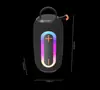 Nuevo Altavoz Bluetooth para Camping al Aire Libre Audio de Alto Volumen Luz de Colores Portátil Tarjeta de Altavoz Genial Subwoofer