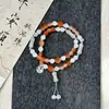 Pulsera de Perlas de Durazno Estilo Dulce y Femenino Más Vendida Diseño de Instagram Pulsera para Mejor Amiga de Estudiante Regalo de Cumpleaños
