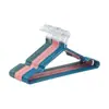 Cabides de plástico antiderrapantes para casa, sem costura, para uso duplo úmido e seco, varais, cabides resistentes, fabricantes, atacado, grande quantidade em estoque