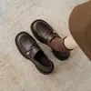 Zapatos Mary Jane estilo colegial para mujer, nueva colección primavera/otoño 2026, punta fina, versátiles, mocasines de suela gruesa