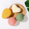 Esponja de baño para bebés, esponja de konjac natural, esponja de algodón para recién nacidos, artículos de baño para bebés, artefacto para bebés