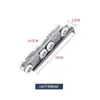 Polea para Puerta Corredera Personalizada, Polea para Puerta Corredera, Riel Silencioso, Accesorios de Ferretería de Acero Inoxidable, Puerta de Vidrio, Mosquitero