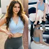 Nuevo Sujetador de Yoga con Cuello Halter y Hermoso Diseño en la Espalda, Anti-Caída, Efecto de Reafirmación, para Entrenamiento de Yoga y Pilates
