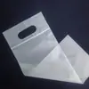Bolsa Tote para Roupas CPE Fosca Personalizada de Fábrica com Tira Auto-Selante e Alça, Bolsa Seladora para Roupas com Estrutura de Osso, Impressível