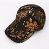 Boné de beisebol camuflado AliExpress transfronteiriço chapéu de folha biônica chapéu de treinamento de campo caminhada boné de pesca chapéu de proteção solar