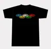 Camiseta nueva de calle transfronteriza Europa y Estados Unidos marca de moda crtz Isla de Alcatraz con logo de camiseta estampado