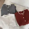 [Nueva Serie] Estilo Coreano Otoño e Invierno Casual Sencillo Versátil Cuello de Encaje Bloqueo de Color Cuello Redondo Manga Larga Suéter de Punto para Mujer