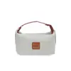 Bolsa Tote de Lona Simples Estilo Coreano Transfronteiriça Sensação de Alto Padrão Bolsa de Armazenamento para Produtos de Skincare Portátil de Viagem Bolsa de Maquiagem de Mão para Mulheres
