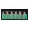 30 piezas/caja de 3 mm/2,35 mm de diámetro de vástago, aguja de esmeril para afilar, cabezal de esmerilado para perforación de metal