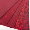 Tela de Forro Jacquard Tr, Forro de Ropa, Forro Rojo, Forro Jacquard para Abrigo, Forro Jacquard Retorcido de Rayón