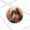 Crachá a laser 58-75mm crachá dos desenhos animados broche dos desenhos animados painço gostoso