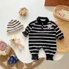 Ropa fina de verano para bebé, mameluco elegante y moderno de manga corta para bebé niño, para salir en verano, mes pequeño, camiseta POLO