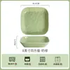 Prato Colorido Sob Esmalte de Jingdezhen, Prato de Jantar Doméstico, Prato Fundo Estilo Europeu, Louça Simples para Casa Nova, Prato de Jantar de Cerâmica Espessa