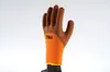 Guantes de protección laboral de espuma de rizo, cálidos, resistentes al desgaste, antideslizantes, recubiertos de goma, guantes protectores engrosados para manipulación en obra