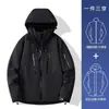 Chaqueta Woodpecker para Mujer 2025 Nueva Primavera y Otoño Exterior Tres en Uno Pequeña Cortavientos e Impermeable Chaqueta Super Bonita
