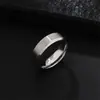 Anillo de Acero de Titanio Grabable, Anillo de Acero Inoxidable para Pareja, Anillo Liso para Hombres y Mujeres, Superficie Mate, Superficie Lisa, 1Mm-8Mm