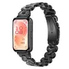 Adequado para Pulseira de Smartwatch Huawei Band 11, Pulseira de Resina Huawei 11Pro Formato Oval Florido Cintura Fina