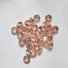 Círculos de Strass de Cobre 6-10mm com Espaçadores de Pérola, Contas Espaçadoras de Renda, Arruelas Coloridas, Materiais para Miçangas Artesanais DIY