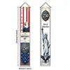 Cortina de Porta de Bandeira Pendurada de Casal para o Dia da Independência Americano de 250º Aniversário 1776-2026 Modelo Novo Transfronteiriço