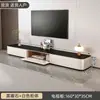 Mueble de TV para sala de estar, apartamento pequeño, lujo ligero, sensación de alta gama, uso doméstico, nuevo modelo 2025, combinación de mesa de centro con almacenamiento y mueble de TV