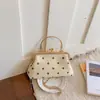 Bolso de mano único y elegante para dama, nueva moda 2026, versátil, con cierre de broche, para hombro y bandolera