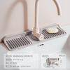 Almohadilla de Drenaje de Silicona con Botón Transfronterizo para Grifo, Almohadilla de Almacenamiento para Fregadero de Cocina, Almohadilla Impermeable Antideslizante para Lavabo, Venta al por Mayor